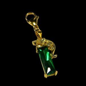 Leopard Charm Zipper Pull, Bag Charm, Book Clip, etc.  NWOT